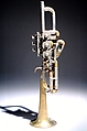 Piccolo Trumpet in High B-flat, Kurt Scherzer (German, Markneukirchen 1895–1962 Augsburg), Metal, German